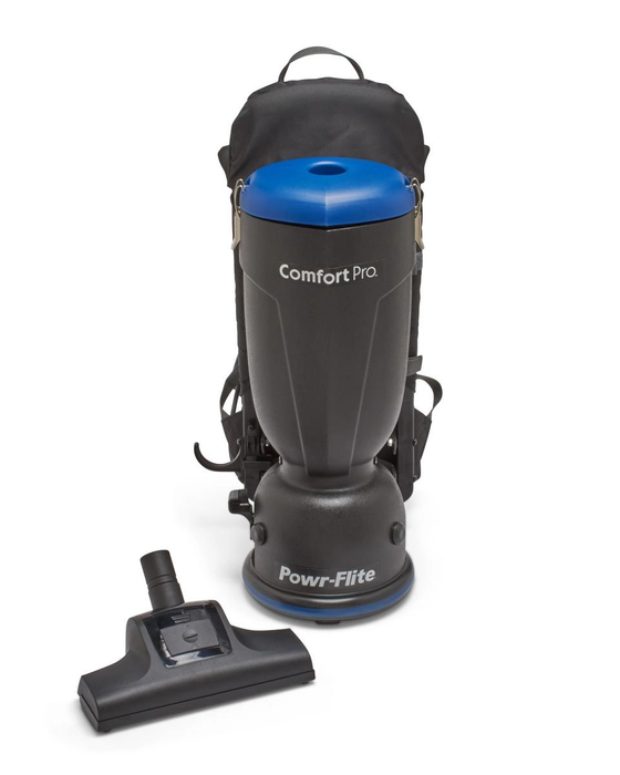 POWR-FLITE PREMIUM COMFORT PRO BACKPACK VACUUM - 10 Quart