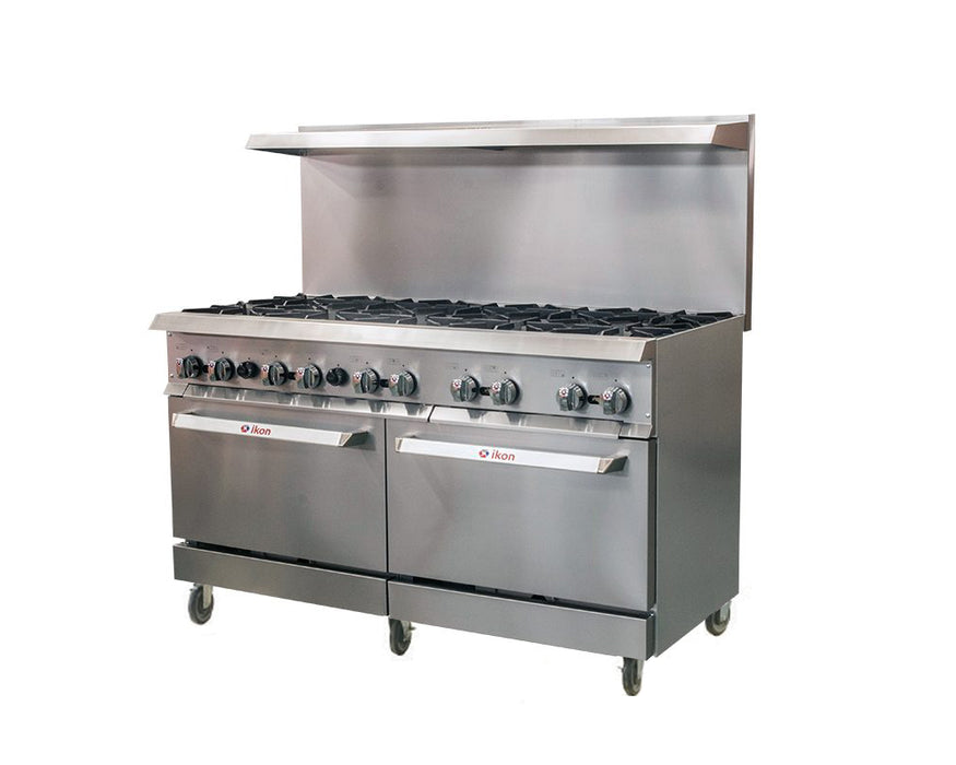 IKON IR-10-60 Gas Range - 10 Burners With Oven