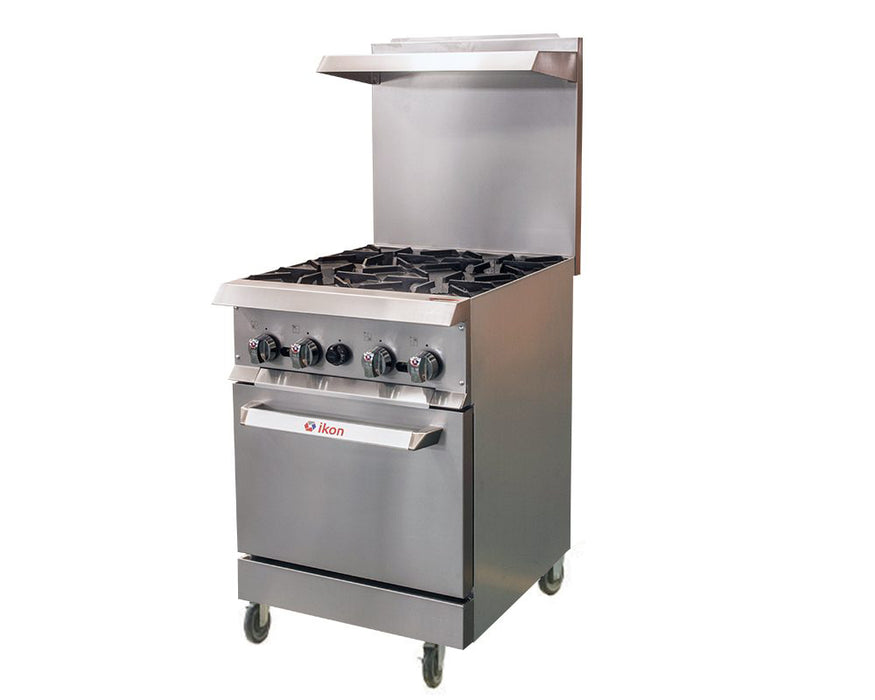 IKON IR-4-24 Gas Range - 4 Burners With Oven